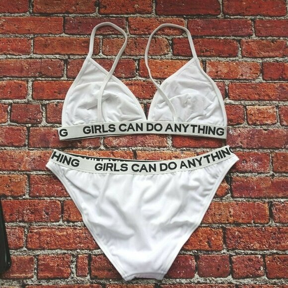 NWT Zadig & Voltaire 2-PC Swimsuit Bikini Top Bottoms Whitehaven White Blanc 10 - Picture 4 of 11